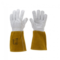 Coverguard Euroweld100 kecskebőr hegesztőkesztyű (fehér/narancs, 11)