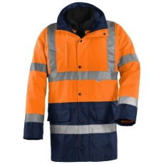 Coverguard Fluo 4/1pe sárga/kék kabát (HV narancs, XXXXL)