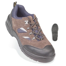Coverguard Footwear COPPER (S1P SRC) barna velúrbőr munkavédelmi félcipő 9COPL /LEP18