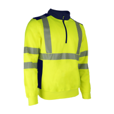 Coverguard FRISS FLUO SÁRGA/SÖTÉTKÉK PULÓVER_L munkaruha