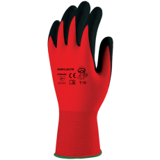 Coverguard GAN1LACI mártott latex kesztyű (piros, 8)