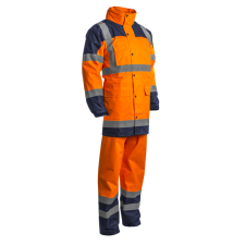 Coverguard Hydra fluo 2 részes esőruha fényvisszaverő csíkkal láthatósági ruházat