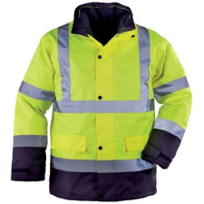 Coverguard jól láthatósági ROADWAY 3/1 FLUO PE KABÁT Jólláthatósági 7ROP (Sárga, narancssárga) láthatósági ruházat