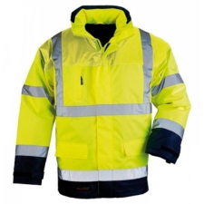 Coverguard Kabát Airport PU 4:1 szellőző fluo sárga 2XL láthatósági ruházat