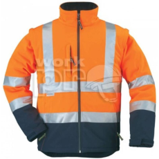 Coverguard Kabát Station lélegző vízhatlan anyagból levehető ujjak narancs 2XL
