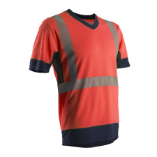 Coverguard KOMO HI-VIZ PIROS RÖVID UJJÚ PÓLÓ_S munkaruha