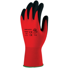 Coverguard Latex mártott piros kesztyű védőkesztyű