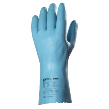 Coverguard MÁRTOTT KÉK GUMIKESZTYŰ, SAVÁLLÓ, 30CM/1,3MM, PAMUT BELSŐ_6 védőkesztyű