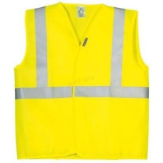 Coverguard Mellény 3M Scotchlite Fluo fényvisszaverő hosszanti csíkokkal sárga