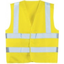 Coverguard Mellény Yard Fluo jól láthatósági 2 vízszintes 1 függőleges csíkkal sárga 2XL láthatósági ruházat