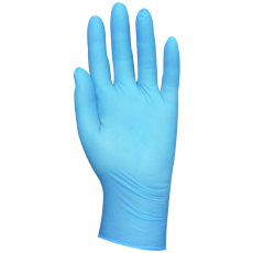 Coverguard Nitril púder nélküli kék vizsgálókesztyű/100 db s kék doboz (fehér, XL) (5922B XL)