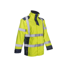 Coverguard Nott Hi-Viz Multirisk bélelt védőkabát (HV sárga, M) munkaruha