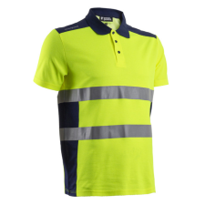 Coverguard OKI FLUO SÁRGA/SÖTÉTKÉK RÖVID UJJÚ GALLÉROS PÓLÓ_M munkaruha