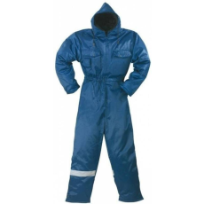 Coverguard Overál Beaver -45°C-ig hõszigetelõ bélés Fluo csík hat zseb kék L