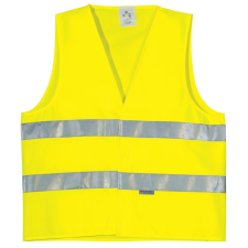 Coverguard Oxford fluo sárga színű jólláthatósági munkavédelmi mellény munkaruha