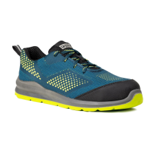 Coverguard Pantofi de protectie MILERITE S1P SRC Albastru/Verde/Galben Marimea 45 munkavédelmi cipő