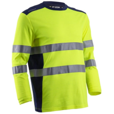 Coverguard Rikka hosszúujjú póló hi-viz sárga és kék színben (sárga, M)