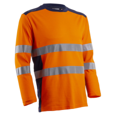 Coverguard RIKKA jól láthatósági hosszúujjas póló fluo