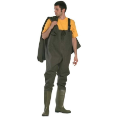 Coverguard Tacsi felső a nadrág+csizmához Pvc sav- és lúgálló sötétzöld III-XXL