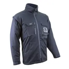 Coverguard Télikabát Navy II (60%pamut 40%poliészter 245g/m2) sötétkék/szürke XL munkaruha