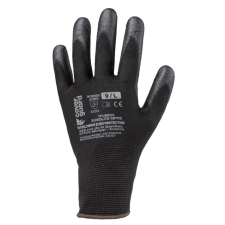 Coverguard ÚJ! EUROLITE 13P110 FEKETE PRECÍZIÓS PES KESZTYŰ_6 védőkesztyű