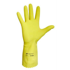 Coverguard Védőkesztyű, latex, 7-es méret, sárga takarító és háztartási eszköz