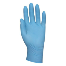 Coverguard Vizsgálókesztyű COVERGUARD nitril púder nélküli kék M 100 darab/doboz védőkesztyű
