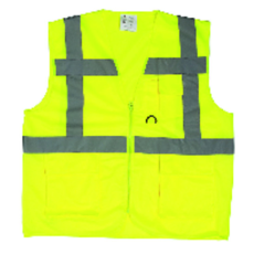Coverguard YARD TÖBBZSEBES FLUO MELLÉNY_SÁRGA_XXL (ST)
