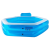 Crane Aqua Penta 202 x 202 x 46 cm 450L Paddig Pool kék-fehér ötszög alakú kerti pancsoló medence, felfújható fürdőmedence fejtámlával és italtartóval