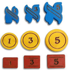 Cranio Creations Golem: Wooden token upgrade kiegészítő társasjáték