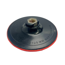 CRATER gumitányér tépőzáras 125mmxM14 (355h825) barkácsgép tartozék