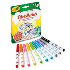 Crayola 10 db-os textilfilc készlet filctoll, marker