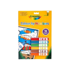 Crayola 16 lapos szám szerinti kifestő kreatív és készségfejlesztő