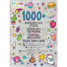 Crayola Creations: Matricás füzet 1000+ matricával - Vicces cukiságok matrica