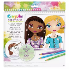 Crayola Creations: Sminkrajz portfólió szett kreatív és készségfejlesztő