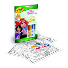 Crayola : Disney hercegnő kifestő és foglalkoztató (5807) (5807) kreatív és készségfejlesztő