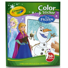 Crayola Jégvarázs 2 színező, kifestő és matricázó füzet (04-5864) (cray04-5864) kreatív és készségfejlesztő