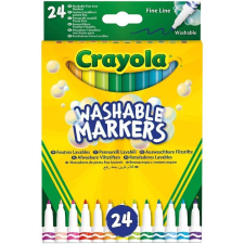 Crayola Lemosható vékonyhegyű filctoll készlet 24db (58-6571) filctoll, marker