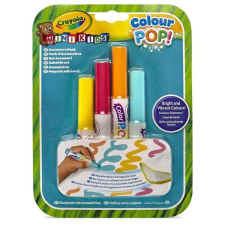 Crayola Mini Kids: Colour POP! Irka-firka utántöltő filctoll - 4 db kreatív és készségfejlesztő