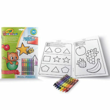 Crayola Mini Kids: Foglalkoztató 7 db zsírkrétával kreatív és készségfejlesztő