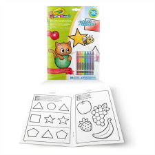 Crayola Mini Kids foglalkoztató 7 zsírkrétával kreatív és készségfejlesztő