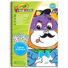 Crayola Mini Kids Lapozható matricás színezőkönyv (1527G) matrica