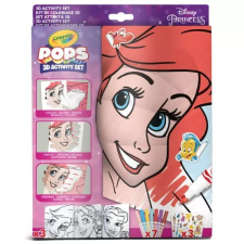 Crayola POPs: 3D foglalkoztató - Disney hercegnők (04-0743) (04-0743) kreatív és készségfejlesztő