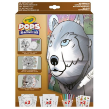 Crayola POPs: 3D foglalkoztató – Vadon kreatív és készségfejlesztő