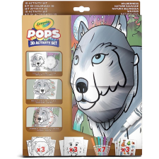 Crayola POPs: 3D foglalkoztató - Vadon kreatív és készségfejlesztő