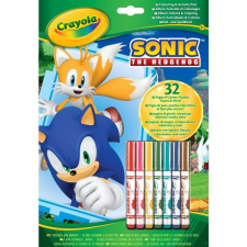 Crayola : Sonic, a sündisznó színező és foglalkoztató füzet kreatív és készségfejlesztő