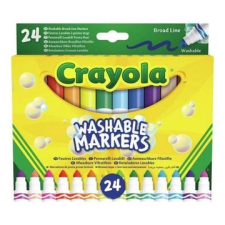 Crayola : tompahegy&#369;, lemosható filctoll - 24 db-os filctoll, marker