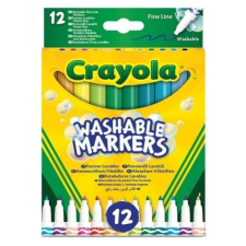 Crayola vékony hegyű kimosható Filctoll 12db filctoll, marker