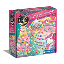 Crazy Chic Unicorn karkötő készítő kreatív szett Clementoni kreatív és készségfejlesztő