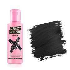 Crazy Color hajszínező krém Natural Black 032, 100 ml hajfesték, színező